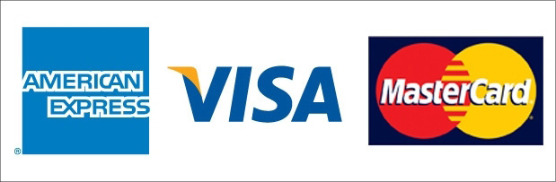 AMEX、VISA、Mastercard